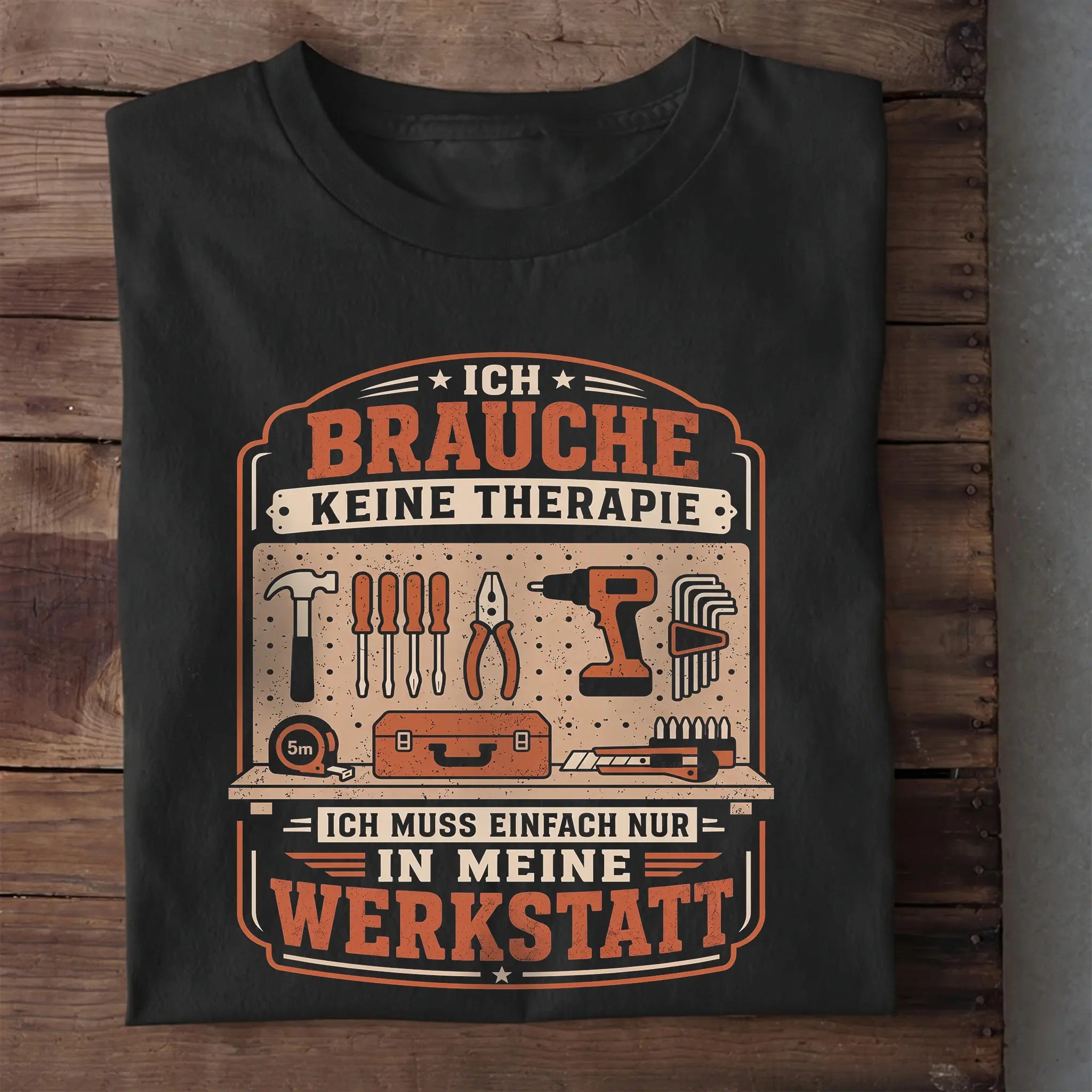 Ich Muss Nur In Meine Werkstatt - Handwerker T-Shirt