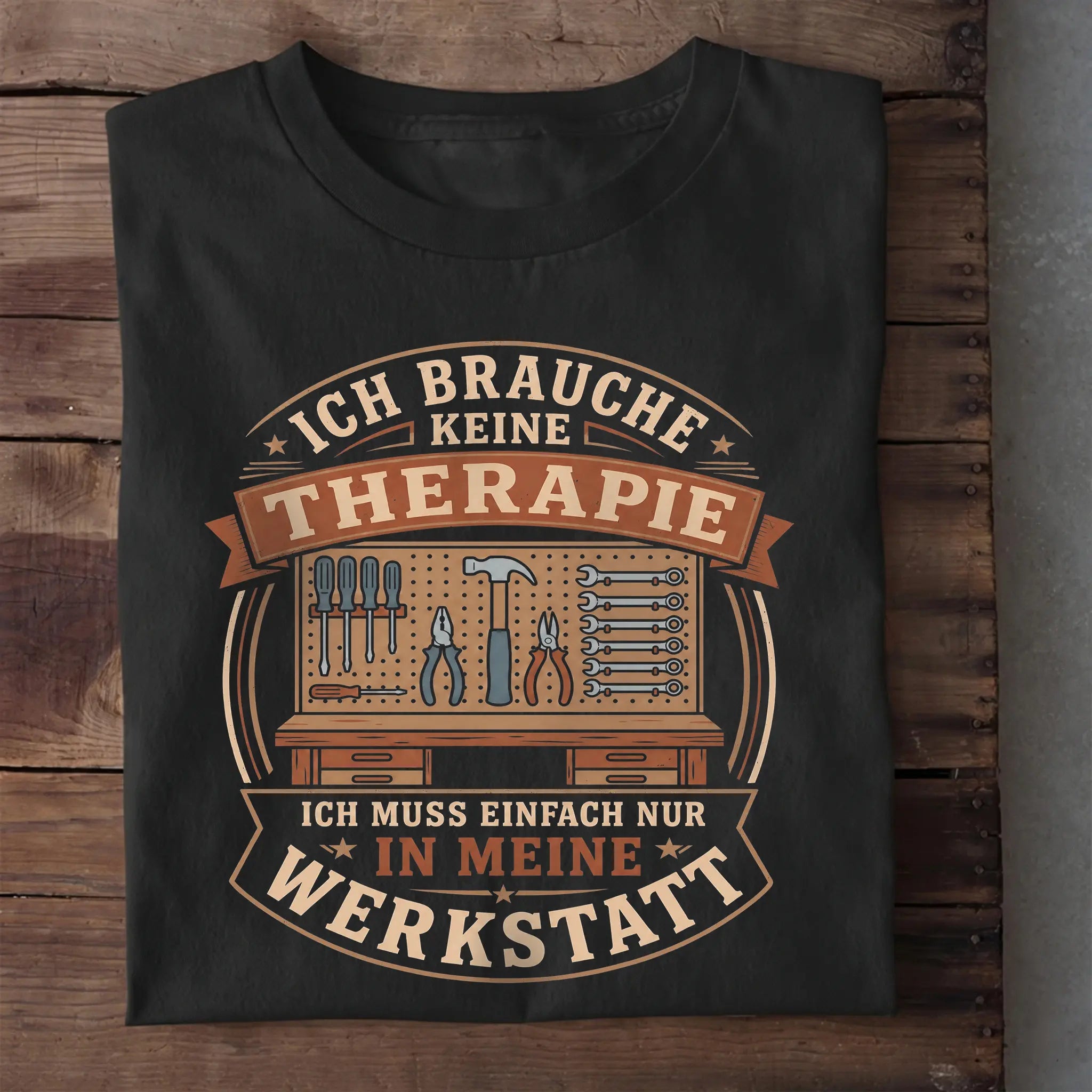 Ich Muss Nur In Meine Werkstatt - Handwerker T-Shirt