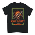 Grillmeister (Name) - Personalisiertes T-Shirt zum Grillen