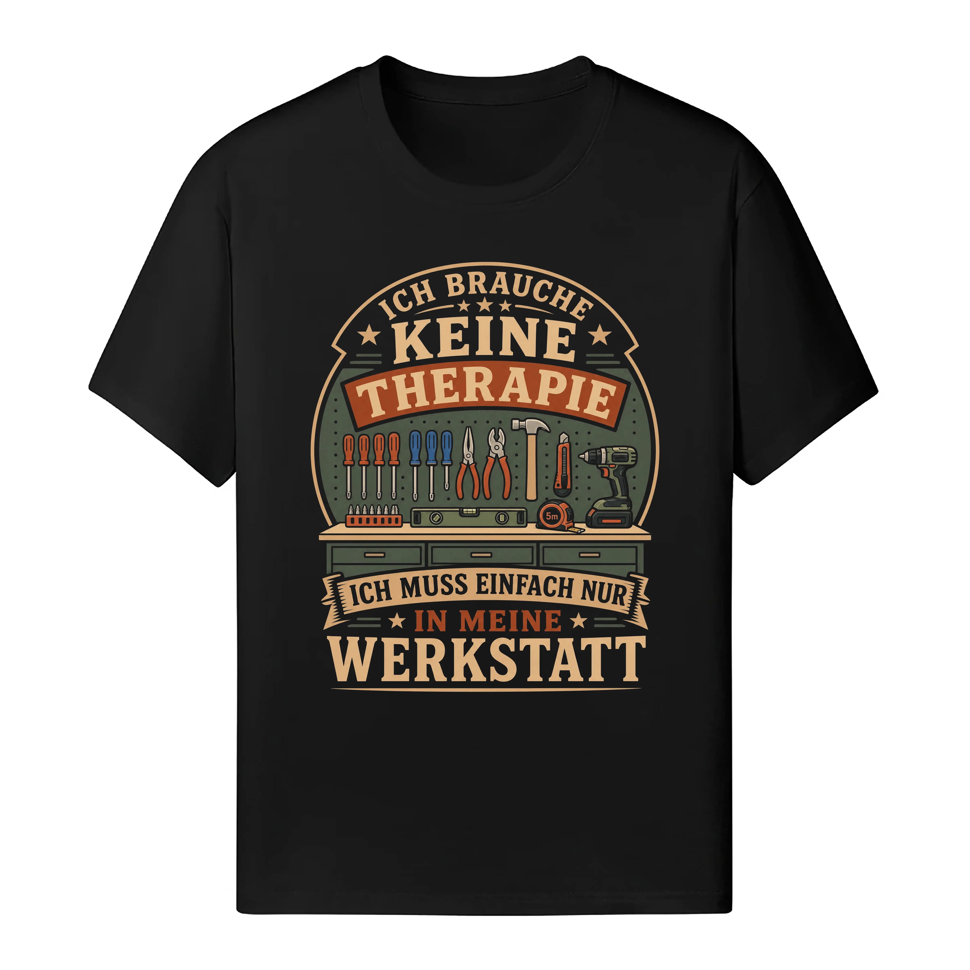 Ich Muss Nur In Meine Werkstatt - Handwerker T-Shirt