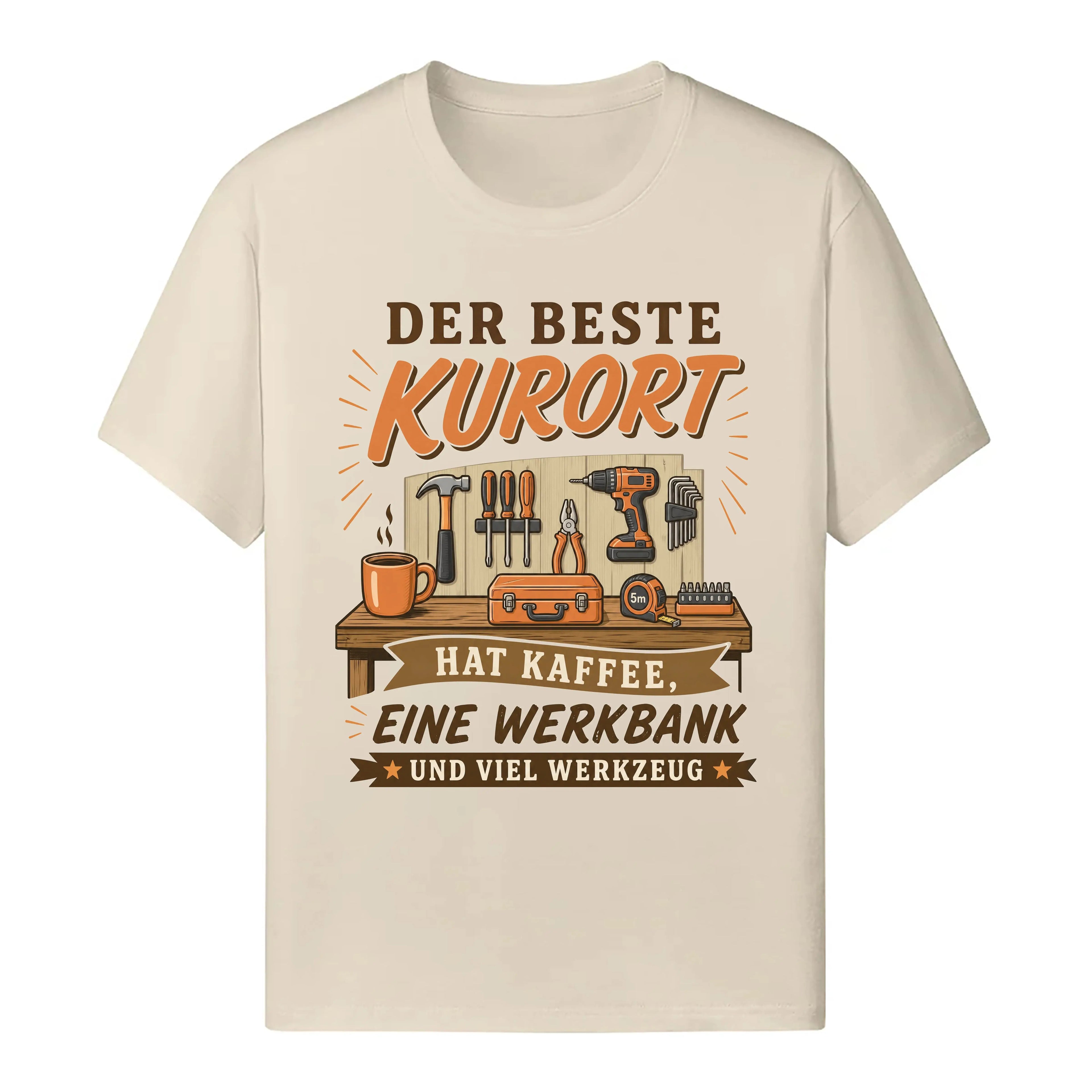 Der Beste Kurort - Handwerker T-Shirt (hell)