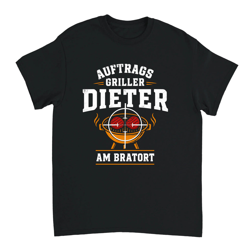 Auftragsgriller - Lustiges Personalisiertes T‑Shirt