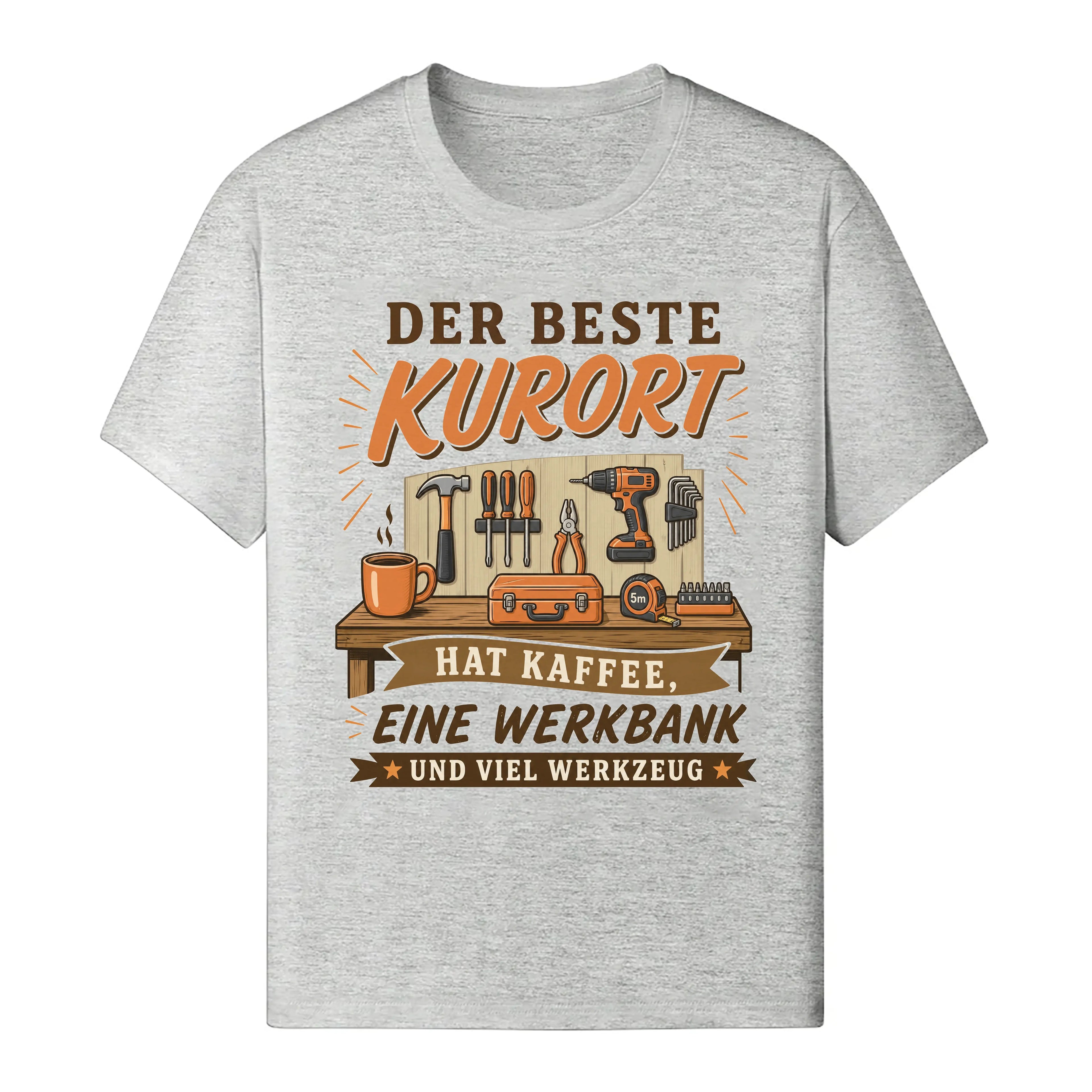 Der Beste Kurort - Handwerker T-Shirt (hell)