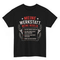 Meine Werkstatt Meine Regeln - Personalisiertes Handwerker T-Shirt