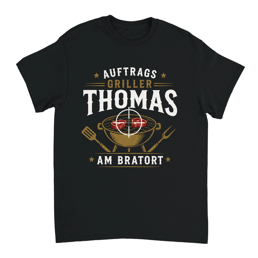 Auftragsgriller - Lustiges Personalisiertes T‑Shirt