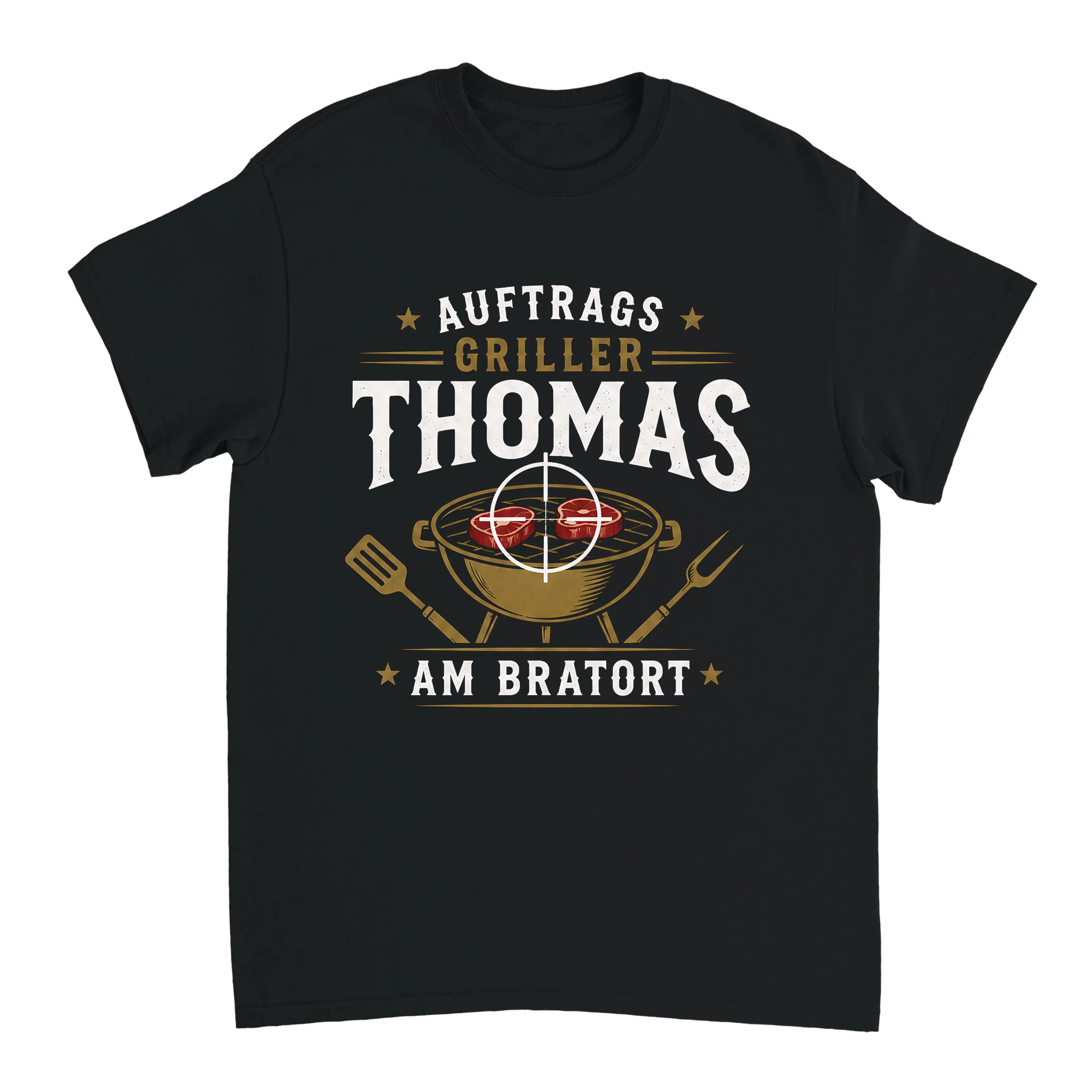 Auftragsgriller - Lustiges Personalisiertes T‑Shirt