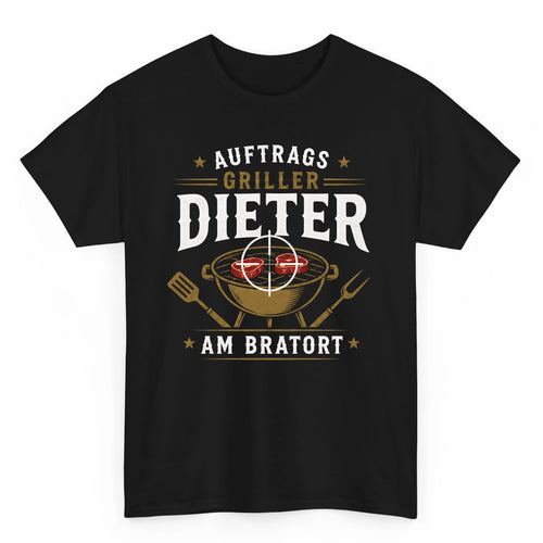 Auftragsgriller - Lustiges Personalisiertes T‑Shirt
