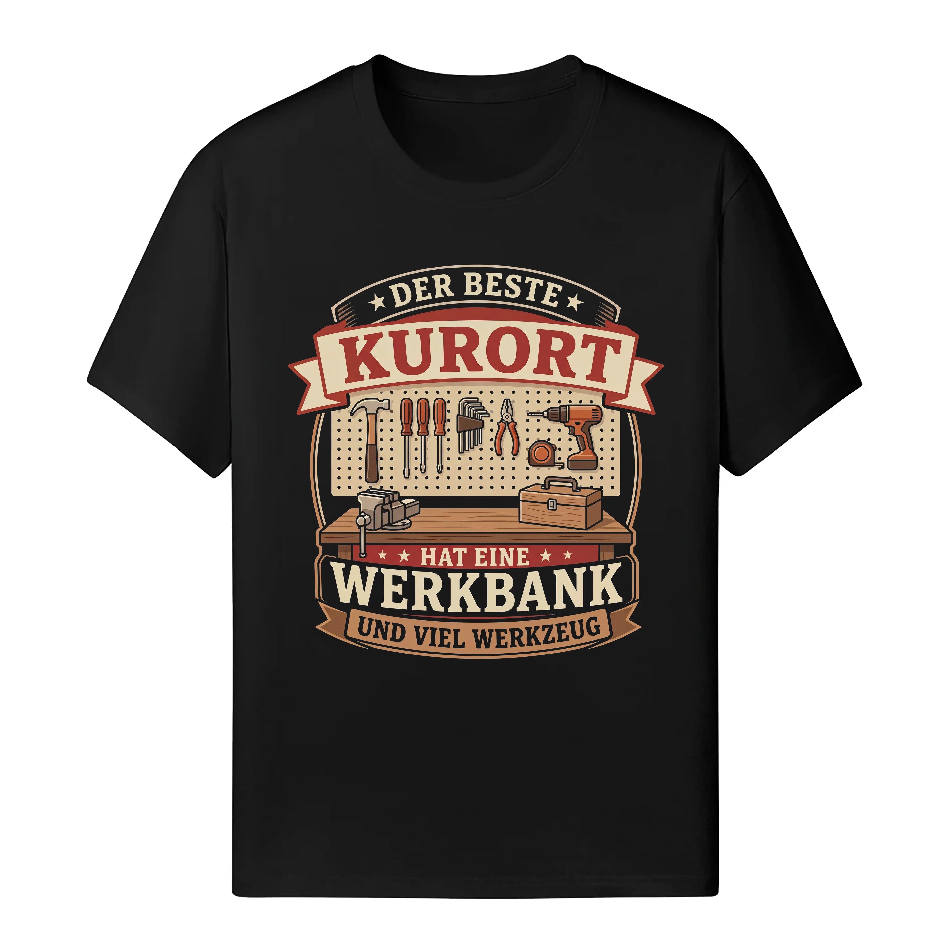 Der Beste Kurort Emblem - Handwerker T-Shirt