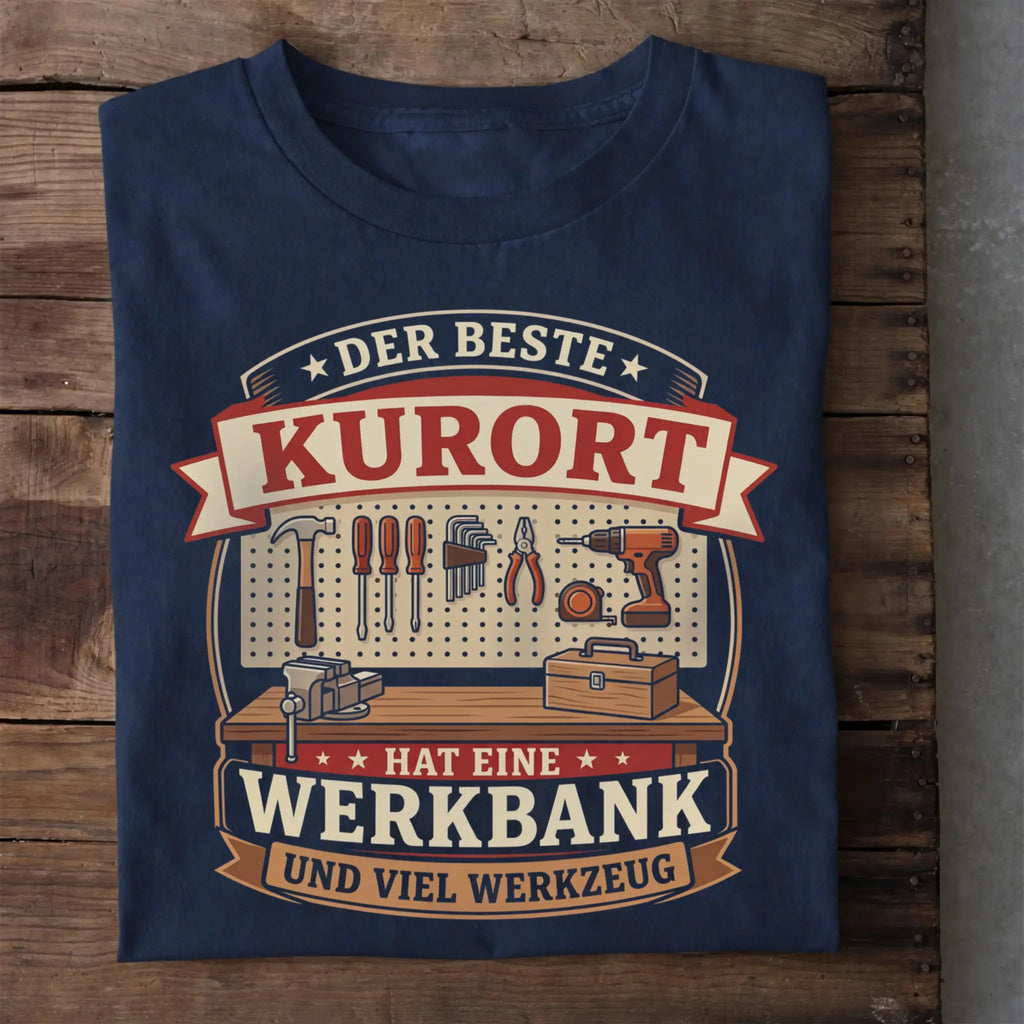 Der Beste Kurort Emblem - Handwerker T-Shirt