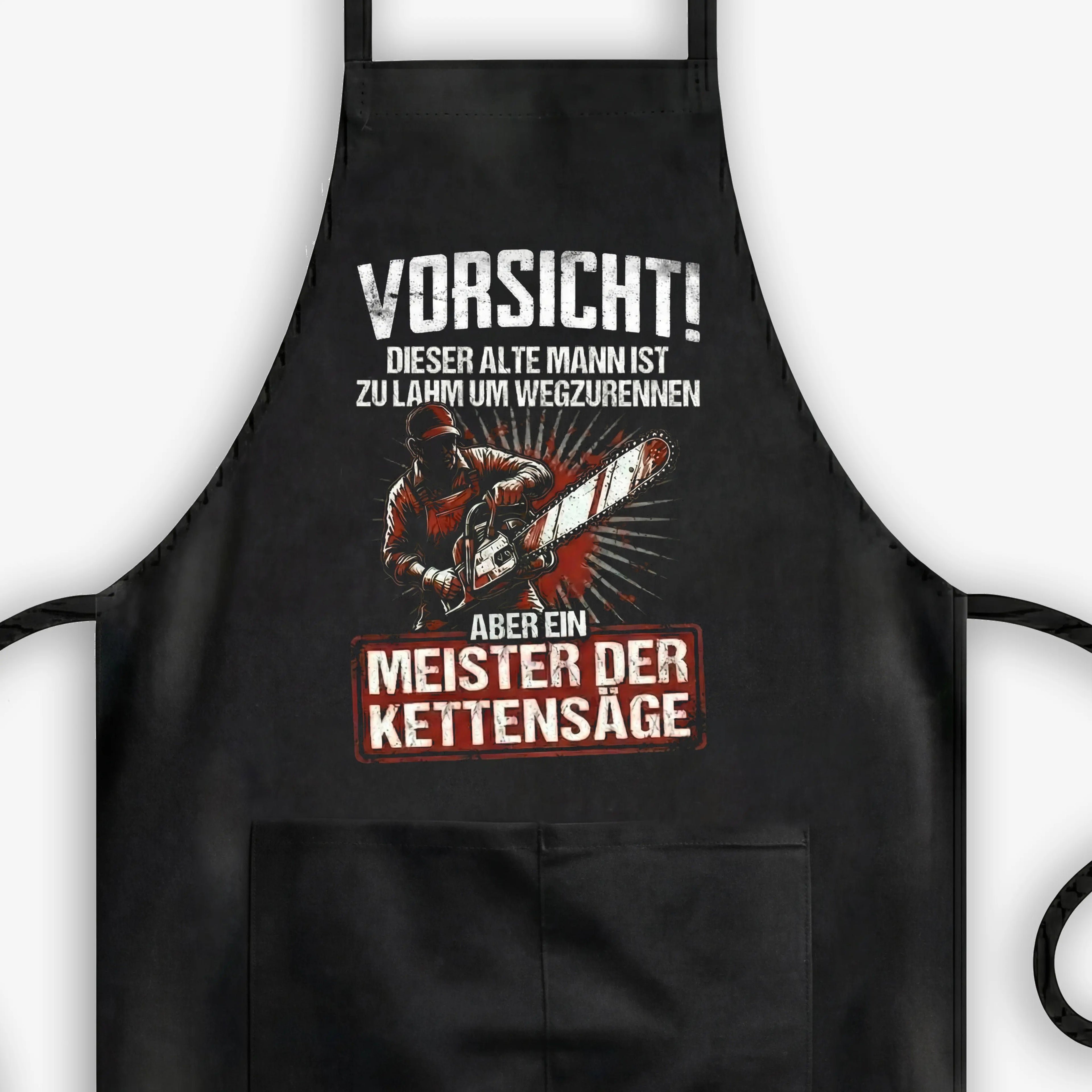 Meister der Kettensäge - Handwerker Schürze